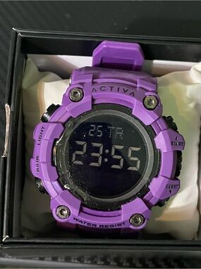 Active Kadron Invicta Digital Men’s Watch, 53mm Purple